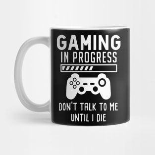 Gaming In Process Funny Gamer Mug